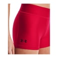 thumbnail image 4 of Shorts Under Armour Heatgear Armour Cintura Media Rojo/Negro Mujer, 4 of 4