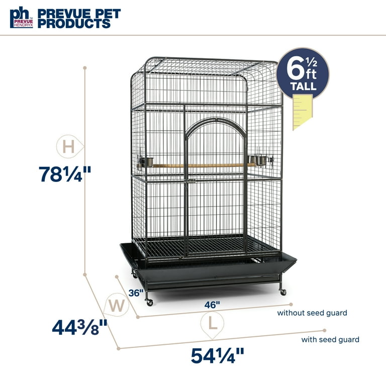 Prevue Pet Products Empire Extra Large Bird Cage Black Hammertone