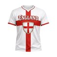 thumbnail image 2 of 2026 Soccer Cup Fan Jersey for Men, V-Neck Short Sleeve T-Shirt with National Team Graphic, Soft Cotton Blend Athletic Top, 1 PC White L, 2 of 5