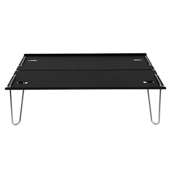 LEORX 1Pc Compact Folding Table Aluminum Alloy for Easy Outdoor Setup