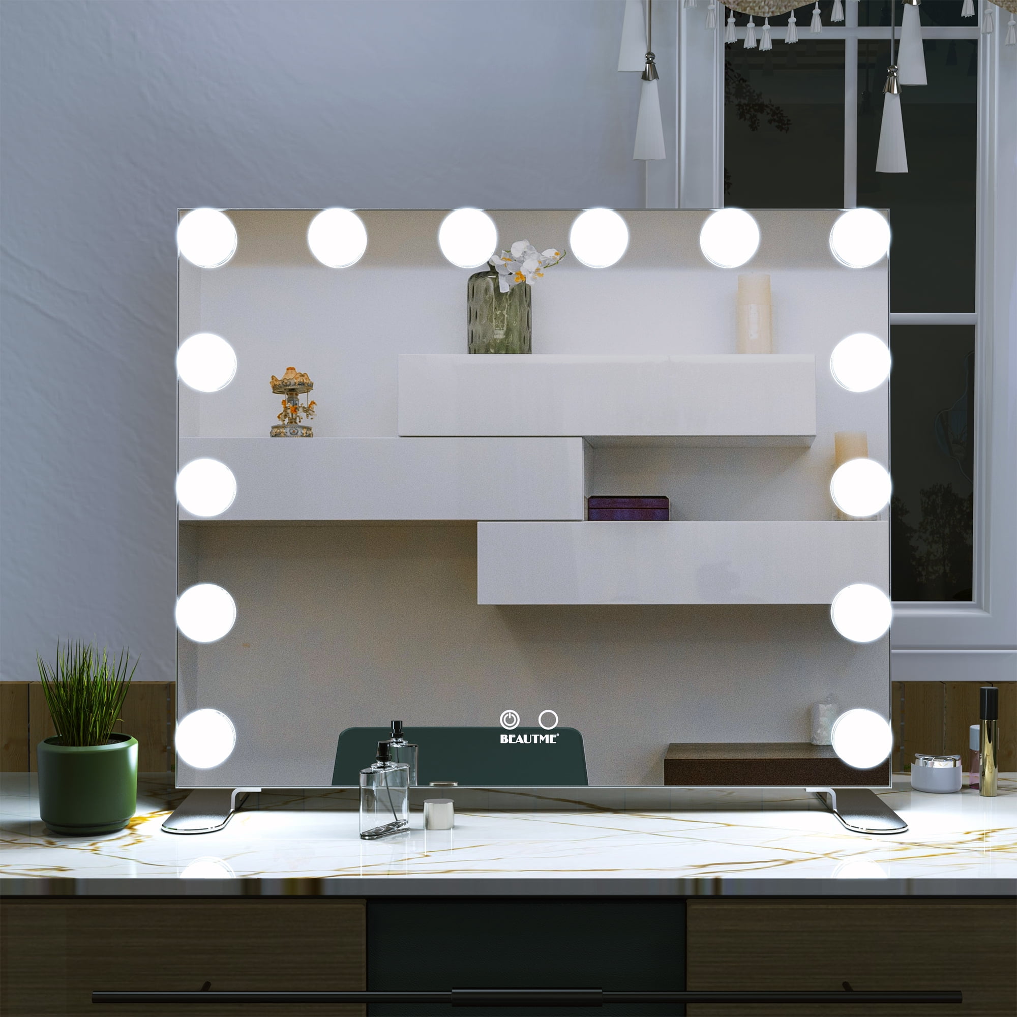 ANYHI Vanity Mirror with Lights,Makeup Mirror,Vanity Makeup Mirror with