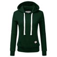 thumbnail image 1 of Doublju Women's Basic Lightweight Pullover Hoodie Sweatshirt with Plus Size, 1 of 5