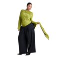 thumbnail image 5 of ELOQUII Women's Plus Size Draped Tie-Waist Top, 5 of 5