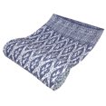 thumbnail image 2 of Indian Kantha Quilt Queen Size Indigo Handmade Kantha Bed Cover Throw Reversible Blanket Bedding Pure Cotton Throw Ikat Print, 2 of 4
