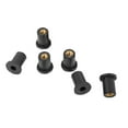 thumbnail image 1 of Abbracc 6pcs M5 Metric Rubber Well Nuts Fastener 17 x 14mm, 1 of 8