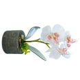 thumbnail image 3 of Artificial Orchid Flower & Pot Simulation Potted Flower Home Office Table Fake Floral Decor, 3 of 8