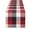 Cardinal Red, variant on DII Tri-Color Checkered Cotton Table Runner, French Blue, 14"W x 72"L