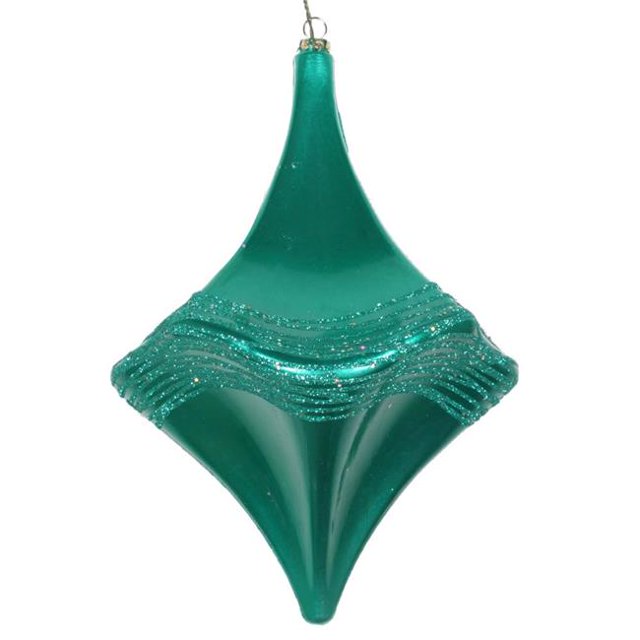 Vickerman MT194042D 8 Po. Ornement Candy Glitter Drop Teal