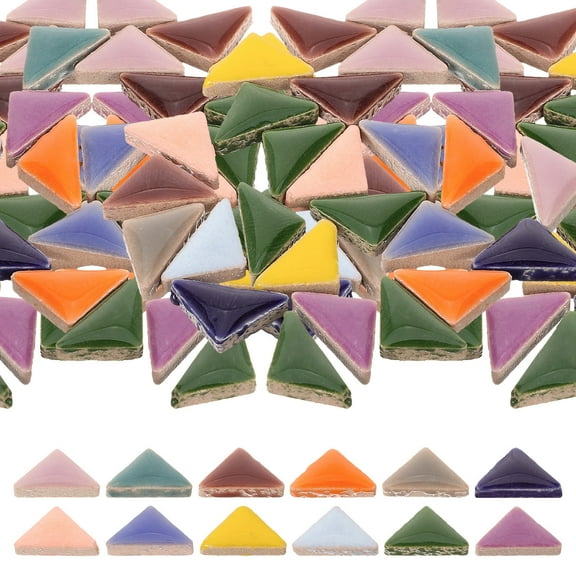 UPKOCH Craft Tiles Tiles Ceramic Assorted Color 1 Set 0.63X0.31X0.16In