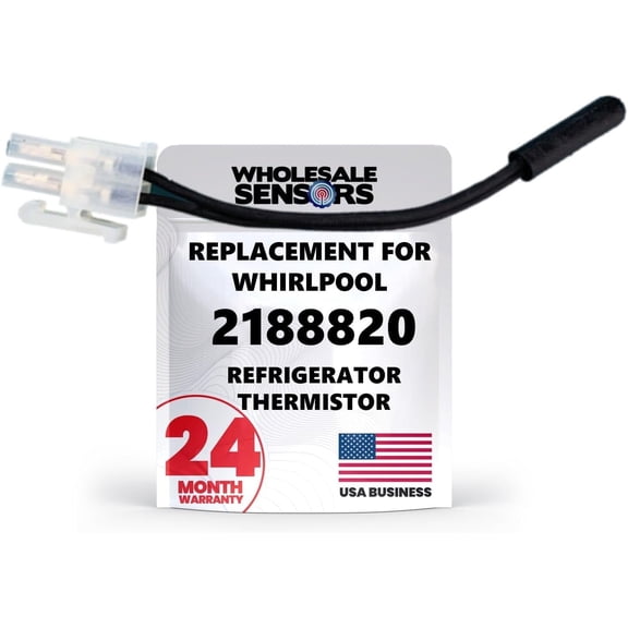 Whirlpool/Kenmore 2188820 Replacement Refrigerator Thermistor 24 Month Warranty
