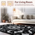 thumbnail image 2 of Ultra Soft Area Rug, Darkly Romantic Spooky Elegance, Non Slip, Stain Resistant, Washable Area Rugs for Living Room, Bedroom(Black, 6X9), 2 of 8