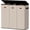 Khaki, variant on Laundry Hamper 4-Section with Lid, 185L Laundry Sorter with 4 Removable Bags + 1 Extra Large Bag, Switchable 3/4 Compartment, Laundry Basket Organizer for Bedroom, Laundry Room,Grey