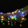 thumbnail image 4 of Morttic 2 Pack 33Ft 100 LED Fairy Lights Battery Operated, String Lights with 8 Modes Remote Control Timer Waterproof Copper Wire Twinkle Lights for Bedroom Wedding Party Christmas Decor, Multicolor, 4 of 14