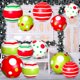 thumbnail image 1 of Bola inflable navideña Jetec Giant PVC 24 cm, 16 cm (12 unidades), 1 of 6