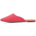 thumbnail image 3 of Journee Womens Aniee Slip On Almond Toe Mule Flats, Widths Available, 3 of 9