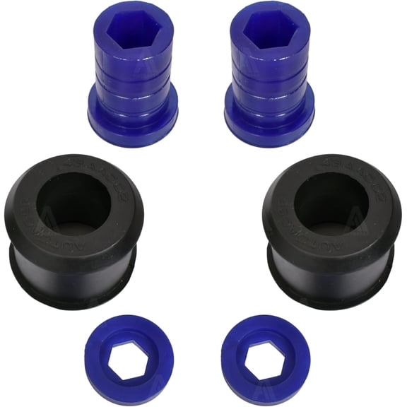 AUTOACER- Front Lower Control Arm Wishbone Bushing kit 2 pcs Polyurethane Cooper R50/R52/53/55/56/57/58/59 02-15. Compatible OEM # 31126757551, 31126757561, 31126757562