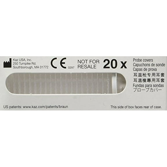 Braun Thermoscan Ear Thermometer Lens Filters (20 Pack) 2 Pack