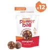 Protein Power Ball - Maple Dark Chocolate Sea Salt 12 Pack - Healthy Snacks, Gluten Free, Dairy Free, Soy Free, Vegan Snack Energy Bites