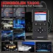 Kingbolen Ya200 Obd2 مركبة ماسح ضوئي لمحرك قارئ رمز خطأ ، أداة مسح تشخيص السيارات مع وظائف Obd2 الكاملة واختبار الجهد