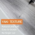 thumbnail image 3 of WEIF-Braiding Hair Pre Stretched 14 Inch 6 Packs, Short Hair Extensions for Braids, Synthetic Braiding Hair Prestretched Gray, 3 of 4