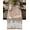 Beige, variant on Black Christmas Dresser Scarf Farmhouse, Dining Table Decorations for Wedding/Parties, Xmas Elk Tree Snowflake Table Runner 36 Inches Long for Kitchen Dining, 13 x 36 In