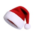 thumbnail image 5 of Milageto Christmas Hat Cap Costume Accessories Santa Hat for Cosplay Festival Holiday 29x40cm Thick Plush, 5 of 8