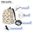thumbnail image 4 of KLL Leopard Print Print Travel Laptop Backpack - College Backpack Business Work Bag Nurse Bag Casual Daypack for Weekender Business Hiking -Small, 4 of 6