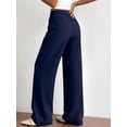 thumbnail image 4 of BTFBM Womens Dress Pants Wide Leg Trousers Pockets | High Waisted Long Business Casual Slacks Fall Fashion, 4 of 9