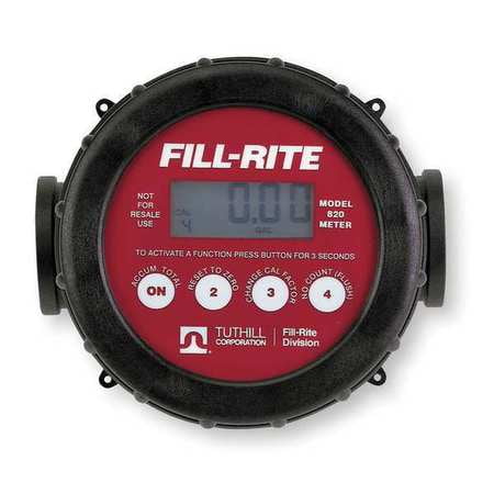Fill-Rite Digital Flow Meters - 20gpm digital lcd meter1