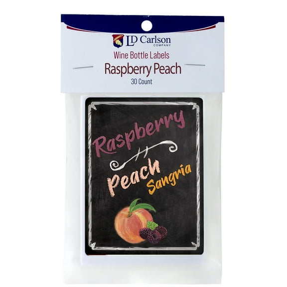 Raspberry Peach Sangria Wine Labels 30/Pack Mist Collection
