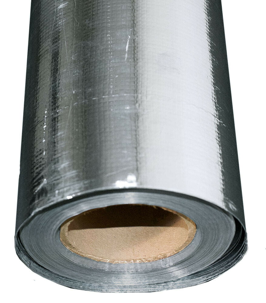 200 sqft 4x50 Aluminum Foil Barrier Insulation Sauna Vapor Barrier Waterproof 