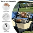 thumbnail image 4 of Pzuqiu Golf Seat Covers for Cart Travel Sports Cart Seat Cushion Accessories Golf Cart Towel Seat Covers Protect Your Golf Car Seat for EZGO TXT RXV Club Car DS, Highland Cow Print, 4 of 7