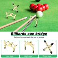 thumbnail image 2 of Ruiboury Cue Stick Bridge Retractable Practice Billiards Bracket Training Aid Replacement Handle Support Tool Accessory Rod, 2 of 6