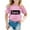Pink, variant on Shirts For Teen Kids Girls Child Short Sleeve Happy Brithday Prints T Shirt Trendy Girls Fans Present Tops Girls 2t Tops for Toddler Girls Teen Clothes Girls Trendy Women's Camisole with Shelf Bra