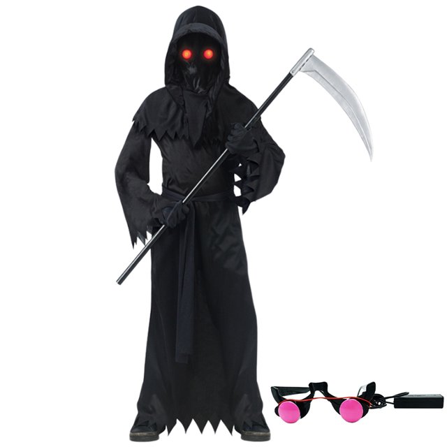 Disfraz Aterrador Halloween Fantasma Espeluznante Guadaña Incluida Muertes