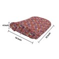 thumbnail image 5 of Colorful Lumbar Pillow, Various Skewed Square Nomadic Rug Looking Seamless Pattern, Soft Back Cushion for Office Chairs with Adjustable Straps, 14" x 13", Lilac Vermilion, by Ambesonne, 5 of 7