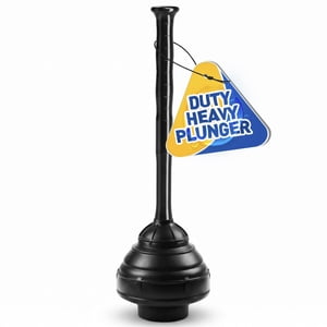 Propuri Heavy Duty Toilet Plunger with Large TPR Cup
