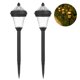 thumbnail image 2 of Bewildely 2 uds. De luz LED Solar para jardín, lámpara de césped de estaca ahorradora de energía, luz de camino Solar de larga duración, IP65, Iluminación y accesorios No.2 Bewildely HA026988-02, 2 of 6