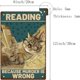 thumbnail image 2 of Letrero de hojalata con texto "Gato leyendo porque el asesinato está mal", póster de metal vintage, mural de arte retro colgante, placa de pintura de hierro, animales divertidos, 2 of 7