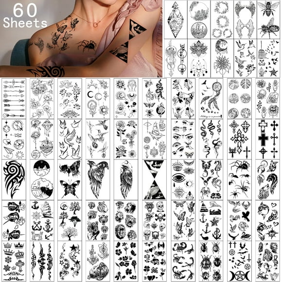 Temporary Tattoos in Body Makeup