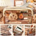 thumbnail image 3 of Cute Pencil Case, Clear Pencil Pouch, Capybara Large Capacity Pencil Case, Multi-Layer Cute Clear Pouch with Stickers, 3 of 5