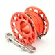 thumbnail image 1 of Naiovety Carrete de carrete de buceo Keep, carretes de cuerda de poliéster de Color sólido portátiles, accesorios subacuáticos de pesca de con Deportes acuáticos Rojo naranja 30m Naiovety OD003289-11, 1 of 6