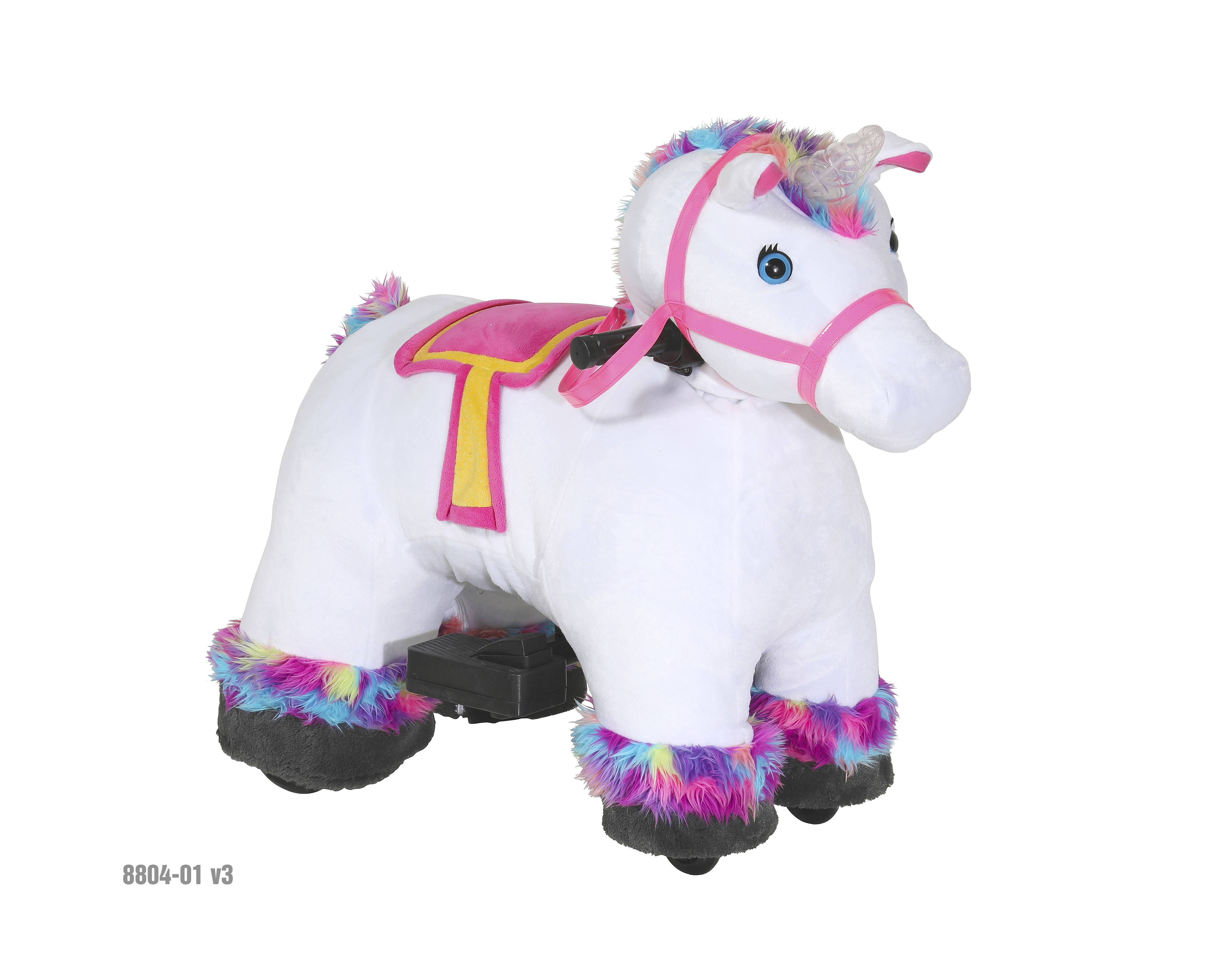 unicorn sit on toy