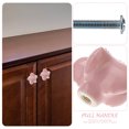 thumbnail image 3 of GOOHOCHY 2pcs Cute Ceramic Drawer Pull: Bar Cabinet Knobs - Star Shaped Furniture Ceramic Handles For Dresser Wardrobe Door Cupboard Home Kitchen Office, 3 of 8