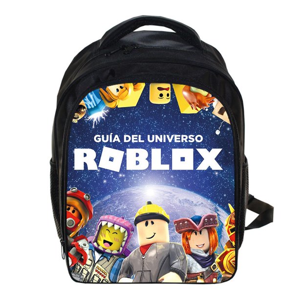 Robloxmochila con impresión Digital 3D, morral a todo color de 13 pulgadas con cremallera para estudiantes del Campus, mochila escolar de gran capacidad, regalo de cumpleaños