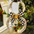 thumbnail image 2 of Advancent Guirnalda de luces LED navideñas para fiestas, festivales, Año Nuevo, puerta, ventana, decoración, guirnalda para el hogar, Bar, Kits de decoración para fiestas Tela escocesa blanca negra, 2 of 6
