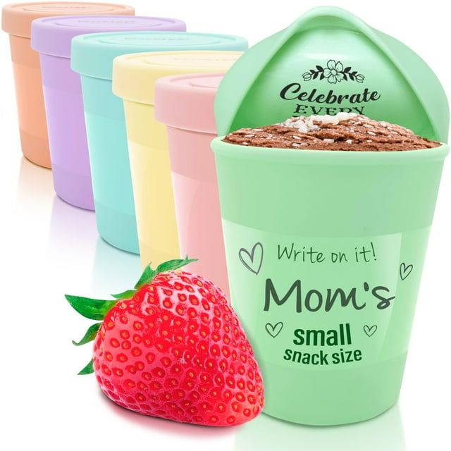 Envases para helado Portion Control KOYAIRE 180 ml (paquete de 6)