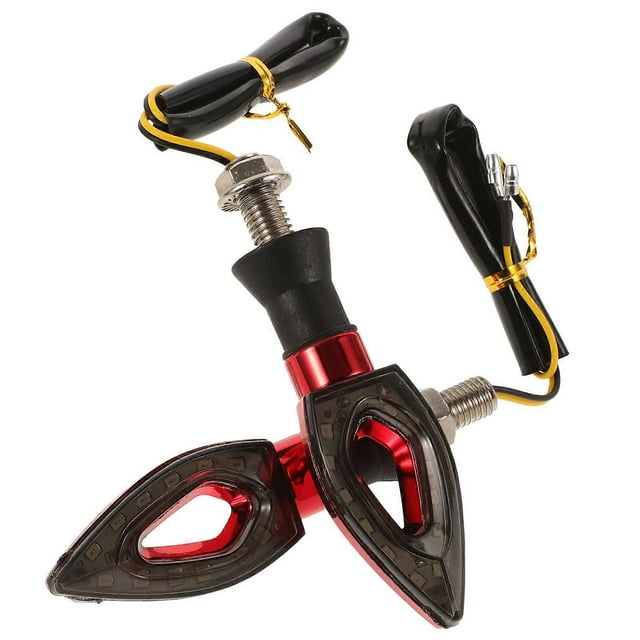 Here's a refined and professional product description based on your input:\n\n \n\n**2PCS Heart Shaped Motorcycle Turn Signal Lights – Hollow Design