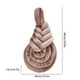 thumbnail image 3 of Cojín Decorativo Tejido con Forma de Arpa para Sofá | Poliéster Oro Rosa | 47,8 X 25,9 X 11,9 Cm | Ideal para Dormitorio y Sala de Estar, 3 of 6