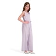 thumbnail image 2 of Kensie Girl Sleeveless Pleated Lurex Mesh Jumpsuit, Sizes 4-16, 2 of 6